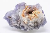 Purple, Cubic Fluorite Crystal Cluster - Pakistan #197033-1